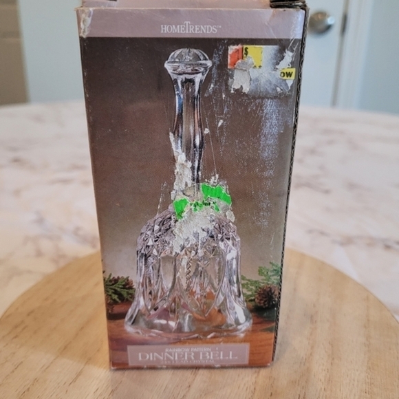 Vintage HomeTrends Rainbow Pattern Dinner‎ Bell 24% Lead Crystal - Picture 4 of 11